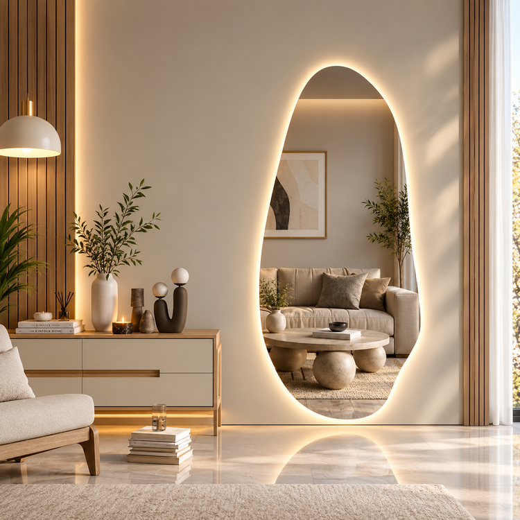 آینه بک لایت قدی کد ۵۱۲